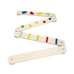 Egyensúlyozó kalandpálya - szivárvány-színes